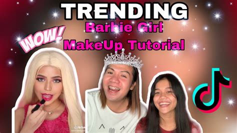 Trending Tiktok Barbie Girl Make Up Tutorial Make Up By Sydney