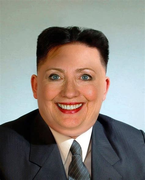 Let's use your creativity and take care of his face. 30 Funny Hillary Clinton Images Of All The Time