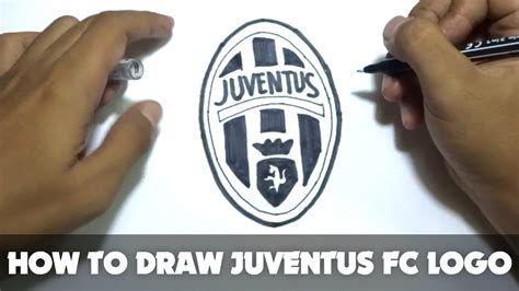 How To Draw A Cartoon Juventus Fc Logo Tutorial Step By Step Youtube