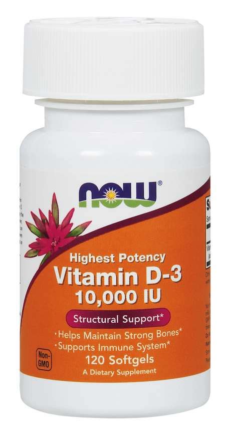 Dietary supplements dietary supplements can contain vitamins d2 or d3. Vitamin D-3 10,000 IU Softgels | NOW Foods