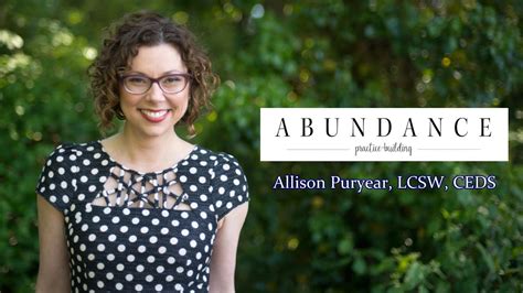 Abundance Practice Building With Allison Puryear Lcsw Eds Youtube