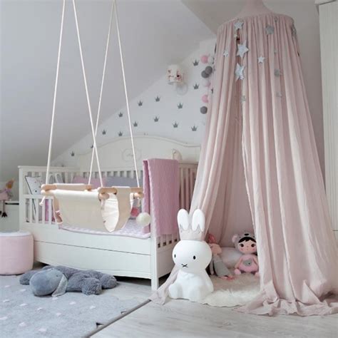 Check out our canopy over bed selection for the very best in unique or custom, handmade pieces from our curtains there are 257 canopy over bed for sale on etsy, and they cost $98.77 on average. Kids Children Bedding Round Dome Bed Canopy Bedcover ...