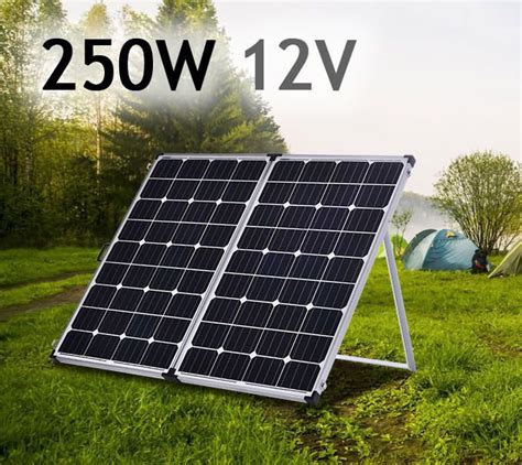 Panneau Solaire 250 Watts 12 Volts - MaxRay 250 Watts 12 volts Monocrystalline Portable Solar Panels | Solar