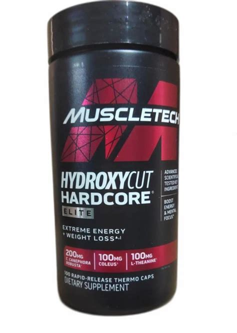 Muscletech Hydroxycut Hardcore Elite For Fat Burner Packaging Size 110 Capsules At Rs 1400