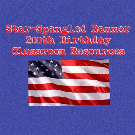 Learn Me Music Happy 200th Birthday Star Spangled Banner Music