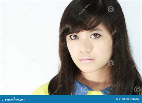 Teens Portrait Stock Photo Image Of Lips Asian Asia 31986750