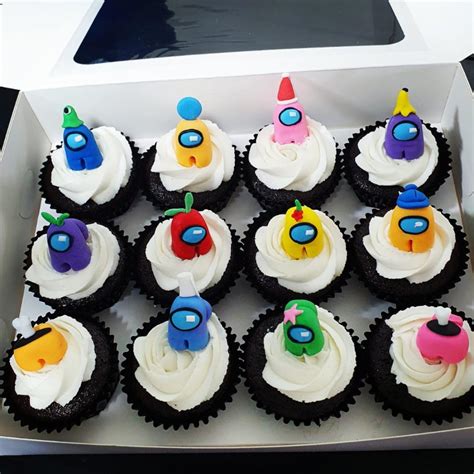 Among Us Cupcakes Food And Drinks Baked Goods On Carousell