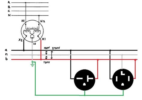 Single Phase 208v Wiring Diagram Wiring Draw And Schematic