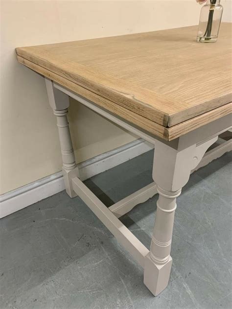 Extending Dining Table Refurbished Vintage Extending Old Charm