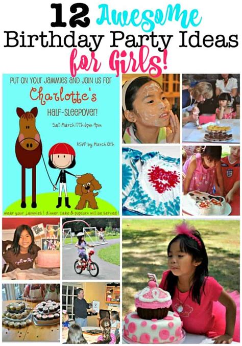 All milestone birthdays are a big deal, but there's no denying that turning half a century calls for a truly spectacular celebration. 12 Awesome Birthday Party Ideas for Girls! - MomOf6