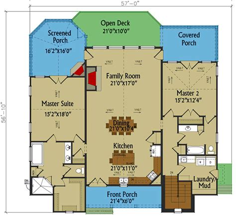 Plan 92386mx Exclusive Mountain Home Plan With 2 Master Bedrooms