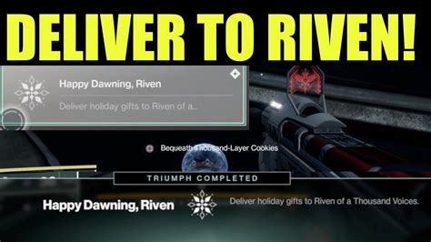 Deliver Thousand Layer Cookie To Riven Destiny 2 Dawning Thousand