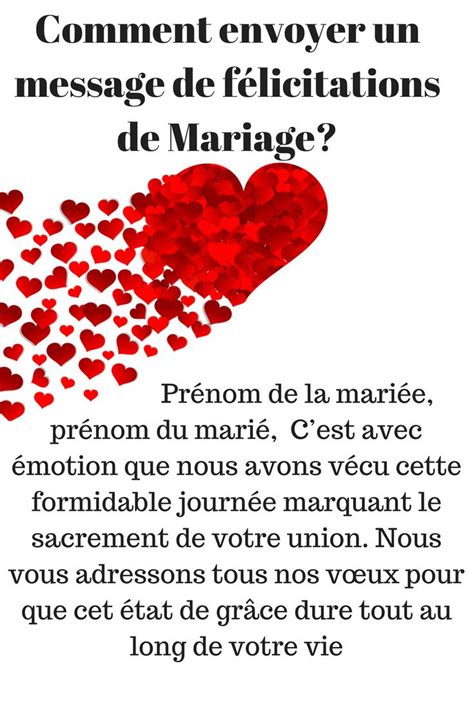 33 Vœux Et Textes De Félicitations De Mariage Félicitations Mariage