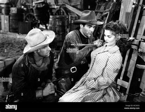 Red River From Left John Ireland Montgomery Clift Joanne Dru 1948