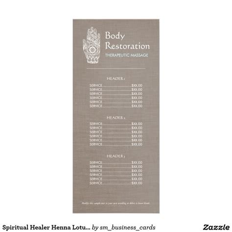Regis salon price list uk. Create your own Rack Card | Zazzle.com | Hair salon prices ...