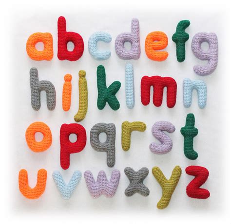 Ravelry Lowercase Letters Abc Alphabet Pattern By Kristine Kuluka