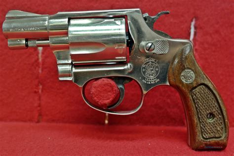 Smith And Wesson Model 36 Nickel For Sale
