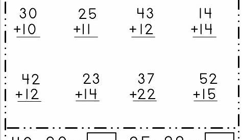 Free 1st Grade Addition and Subtraction Math Worksheet - Free4Classrooms