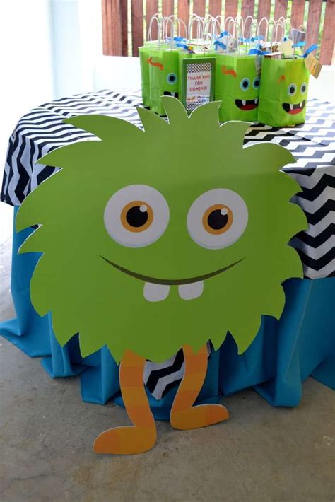 Monsters Birthday Party Ideas Photo 8 Of 32 Monster 1st Birthdays