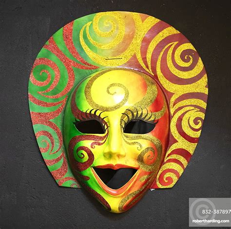 Mascara Mask Traditional Festive Mask Stock Photo