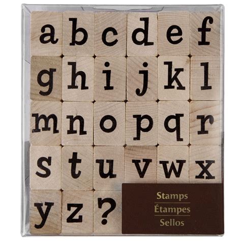 Monogram Rubber Stamp Michaels Wood Mount Alphabet Pick Your Letters