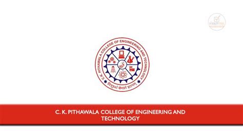 C K Pithawala College Of Engineering And Technology Applications Are