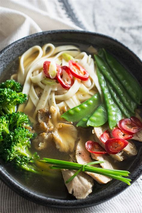 You can reheat mexican chicken and rice soup on the stove, in the microwave or crockpot. Chinese Inspried Chicken Noodle Soup - Little Figgy Food