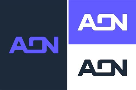 Premium Vector Aon Letter Logo Design Templatee