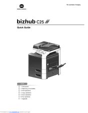 Use the links on this page to download the latest version of konica minolta bizhub c25 pcl6 drivers. Konica Minolta bizhub C25 Manuals