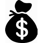 Silhouette Dollar Money Bag Clipart Clip Transparent