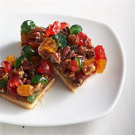 3.8 (81 votes) a modern twist on the traditional holiday confection, this fruitcake recipe uses a mixture of dried fruit instead of the standard candied and glacéed fruit. Fruitcake squares recipe - Chatelaine.com