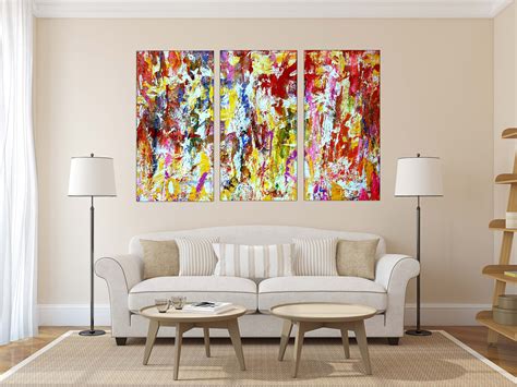 Abstract Wall Art Paintings On Canvas Home Wall Decor Etsy
