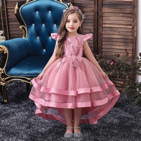 Vestido De Princesa Para Niñas Para Boda Fiesta De Cumpleaños