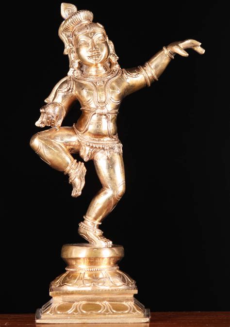 Sold Bronze Dancing Bala Krishna Statue 11 91b90 Hindu Gods