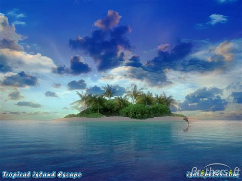 Tropical Island Wallpaper Screensavers Wallpapersafari