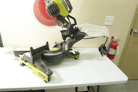 Ryobi Tss120l 12 Sliding Compound Miter Saw Laser Local Pickup Only