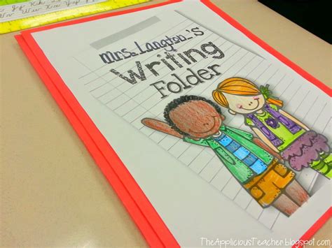 Writing Folder Freebie Writing Folders Kindergarten Writing 2nd