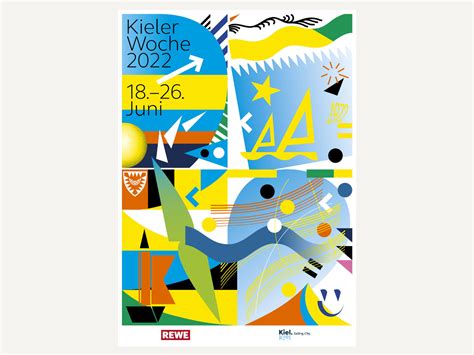 Plakat Der Kieler Woche 2022 Design Tagebuch