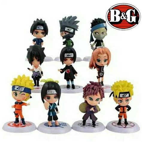 Jual Figure Naruto Chibi Isi 10 Pcs Di Lapak B N G Books And Goods