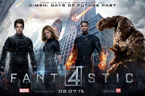 Fantastic Four Reboot 2015 20th Century Fox Poster Cast