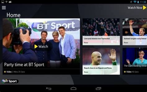 Is there any way to watch this on the bt sport app? BT Sport app for Android and Chromecast combination ...