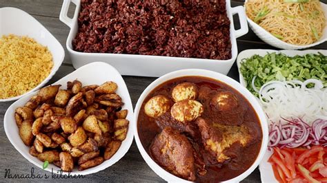 Authentic Ghanaian Waakye Feast Detailed Waakye Stew And More Cook