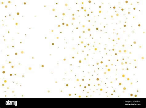 Gold Glitter Background Polka Dots Confetti Stock Vector Image And Art