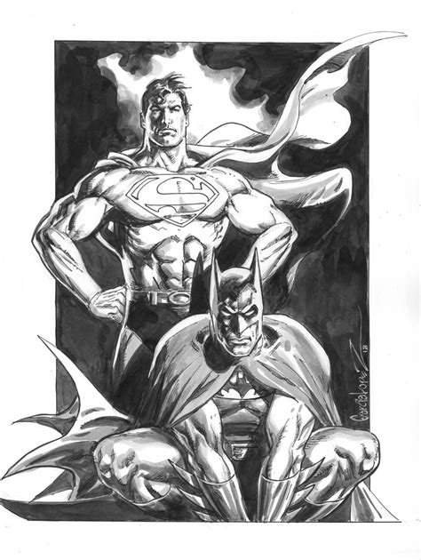 Superman And Batman By Jose Luis Garcia Lopez By Club Batman On Deviantart
