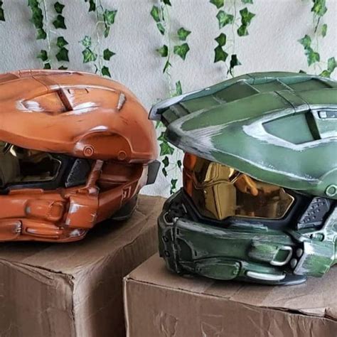 Fan Made Halo 4 Scout Helmet Master Chief Etsy