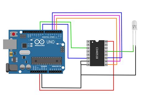 Controlling Leds With A Multiplexer And Arduino Maker Portal