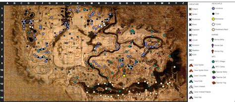 Most Up To Date Map Conan Exiles Resource Map Credit To The Team At