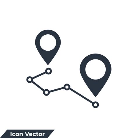 Gps Tracking Icon Logo Vector Illustration Tracking Symbol Template