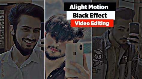 Alight Motion Black Effect Video Editing Tiktok New Trend Alight
