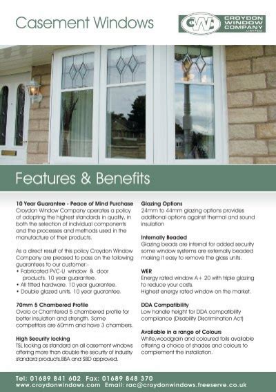 Casement Windows Features And Benefits